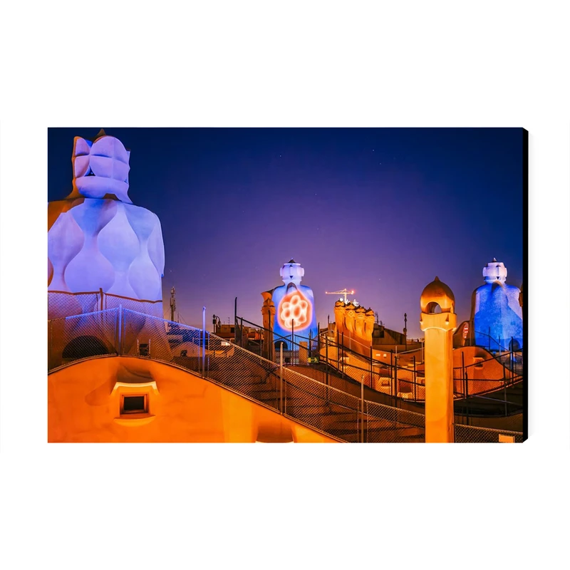 تابلو شاسی عرش طرح گردشگری اسپانیا مدل کازا میلا یا خانه میلا کد As6293