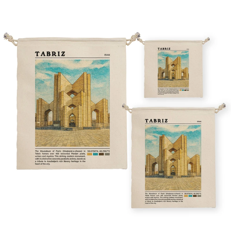 نظم دهنده ترمه طراحان ایده مدل مقبره الشعرا تبریز کد map0802 مجموعه سه عددی