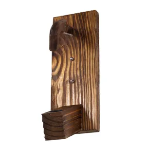 چراغ دیواری ای دی ام وود مدل چوبی اره کد W-15