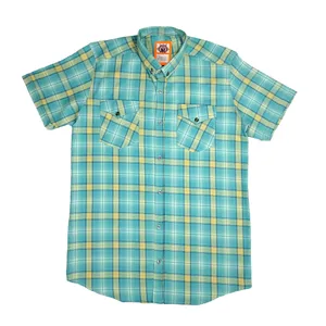 پیراهن آستین کوتاه مردانه مدل دو جیب