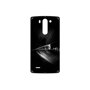 MAHOOT Black Portrait Cover Sticker for LG G3 Beat