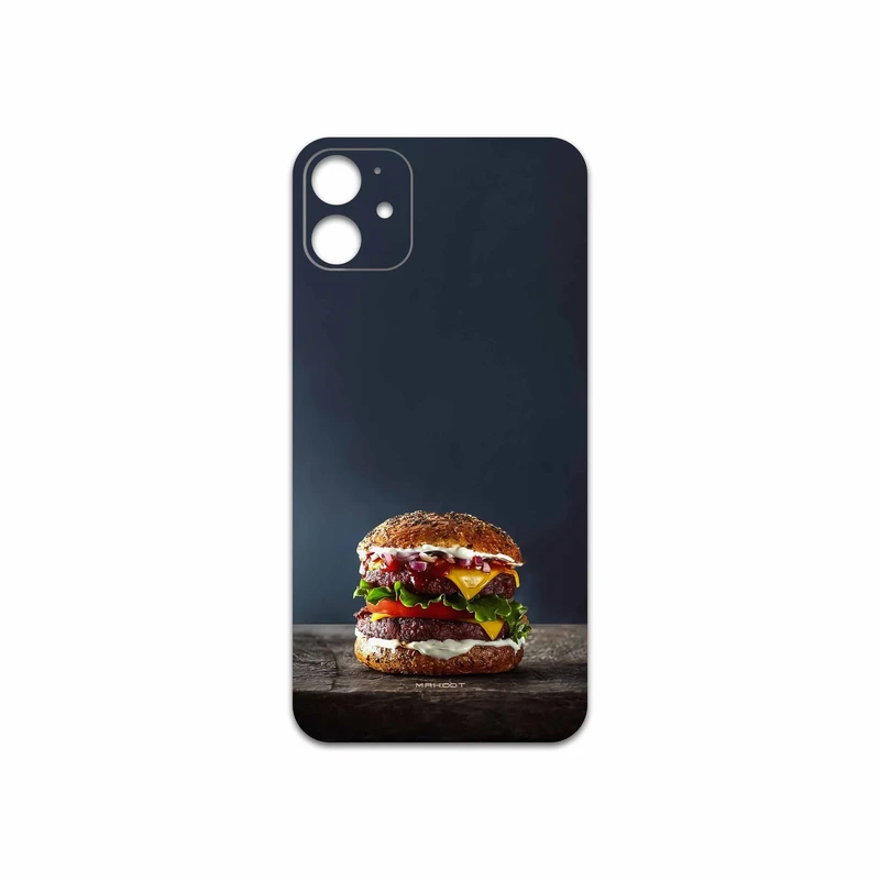 برچسب پوششی ماهوت مدل Hamburger مناسب برای گوشی موبایل اپل iPhone 11
