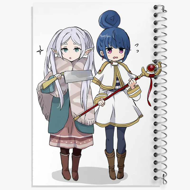 دفتر مشق 50 برگ خندالو طرح انیمه فریرن (Frieren) کد 33966