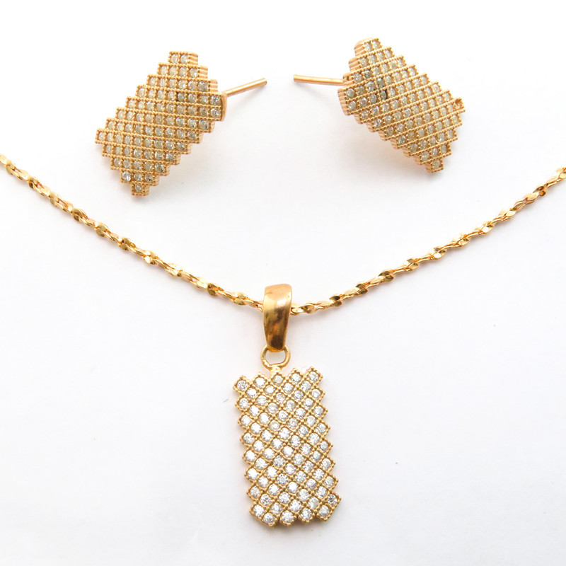 نیم ست نقره زنانه کد AV053-2 نیم ست نقره زنانه کد AV053-2