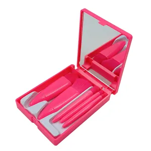 ست برس آرایشی مدل مسافرتی کدBR0033 مجموعه 5 عددی