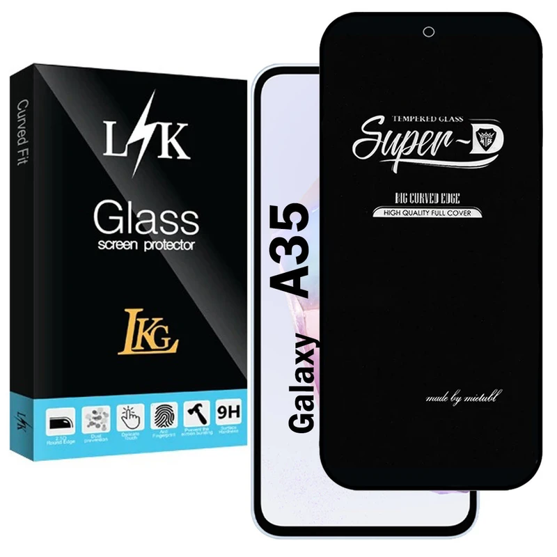 محافظ صفحه نمایش شیشه ای ال کا جی مدل SupD-Lk مناسب برای گوشی موبایل سامسونگ Galaxy A35