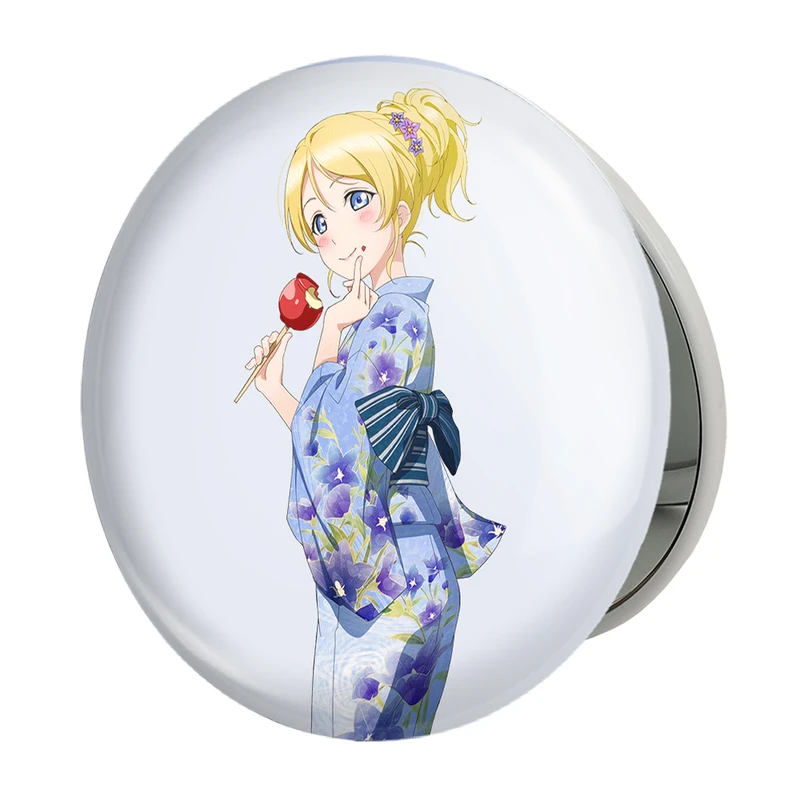 آینه جیبی خندالو طرح الی ایاسه انیمه لاو لایو Love Live مدل تاشو کد 18284 