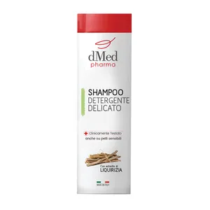 شامپو مو  دیمد فارما مدل detergente delicato حجم 400 میلی لیتر