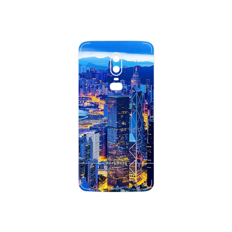برچسب پوششی ماهوت مدل Hong Kong City مناسب برای گوشی موبایل وان پلاس 6