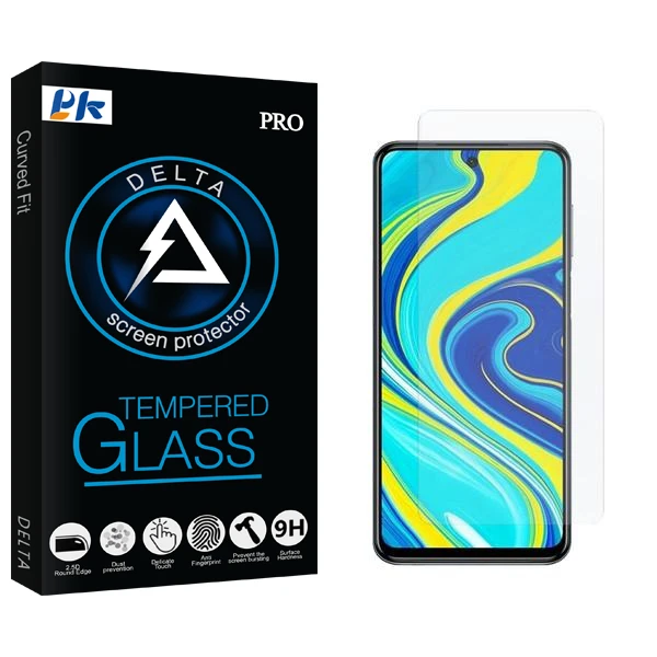 محافظ صفحه نمایش پی کی مدل Delta مناسب برای گوشی موبایل شیائومی Redmi Note 9 Pro