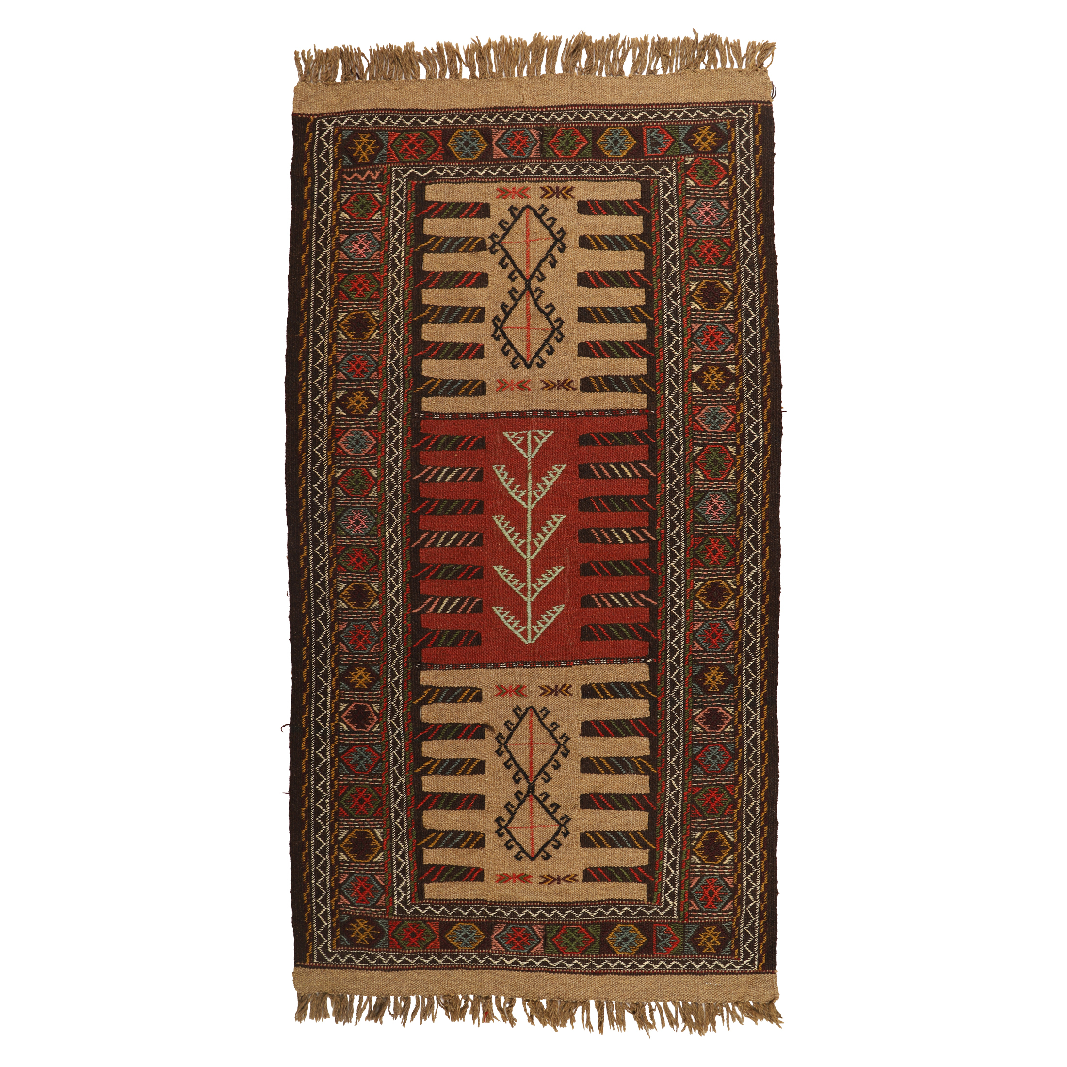 گلیم دستبافت دومتری کد 1403108