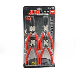 انبر خار باز کن و خار جمع کن جاملی مدل 1708 سایز 7 اینچ مجموعه 4 عددی