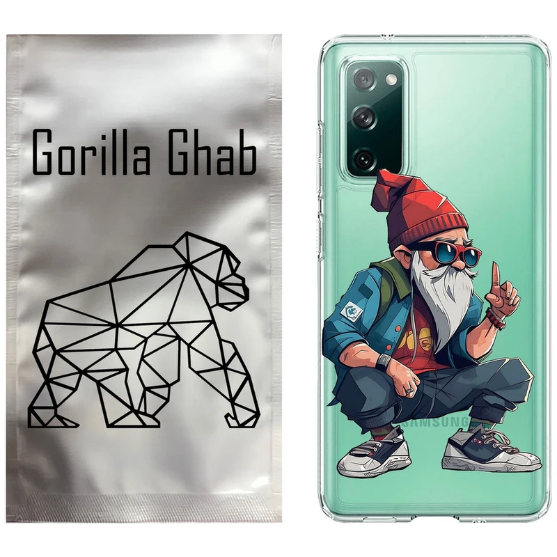 کاور گوریلا قاب مدل CLG کد 48 طرح پیرمرد مناسب برای گوشی موبایل سامسونگ Galaxy S20 FE