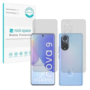 Rock space Resistant model transparent screen protector suitable for Huawei Nova 9 Mobile phone along with the back protector