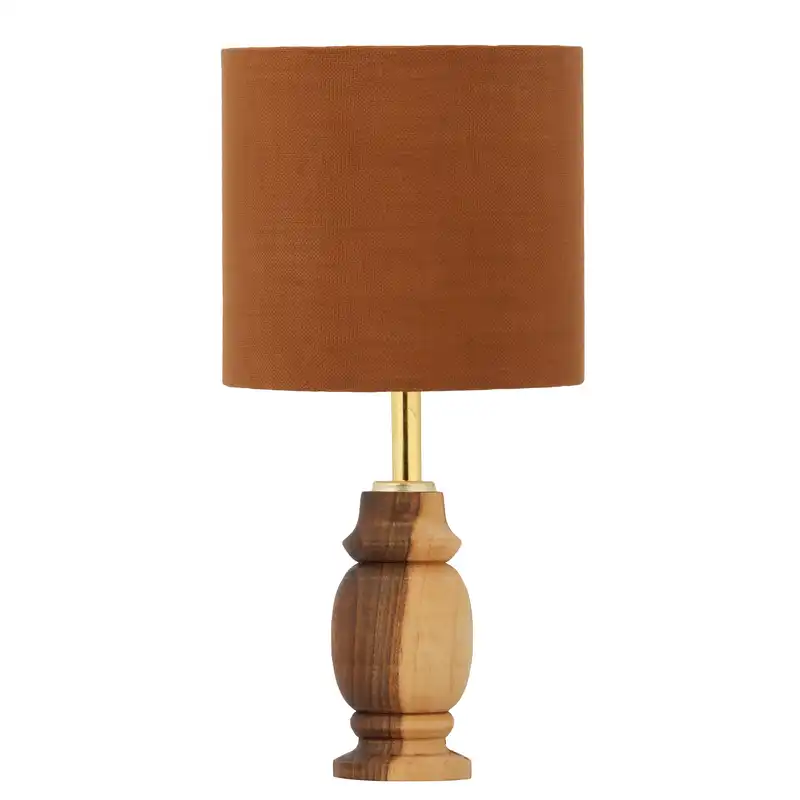 آباژور رومیزی مدل چوبی بومرنگ مینی کد 48