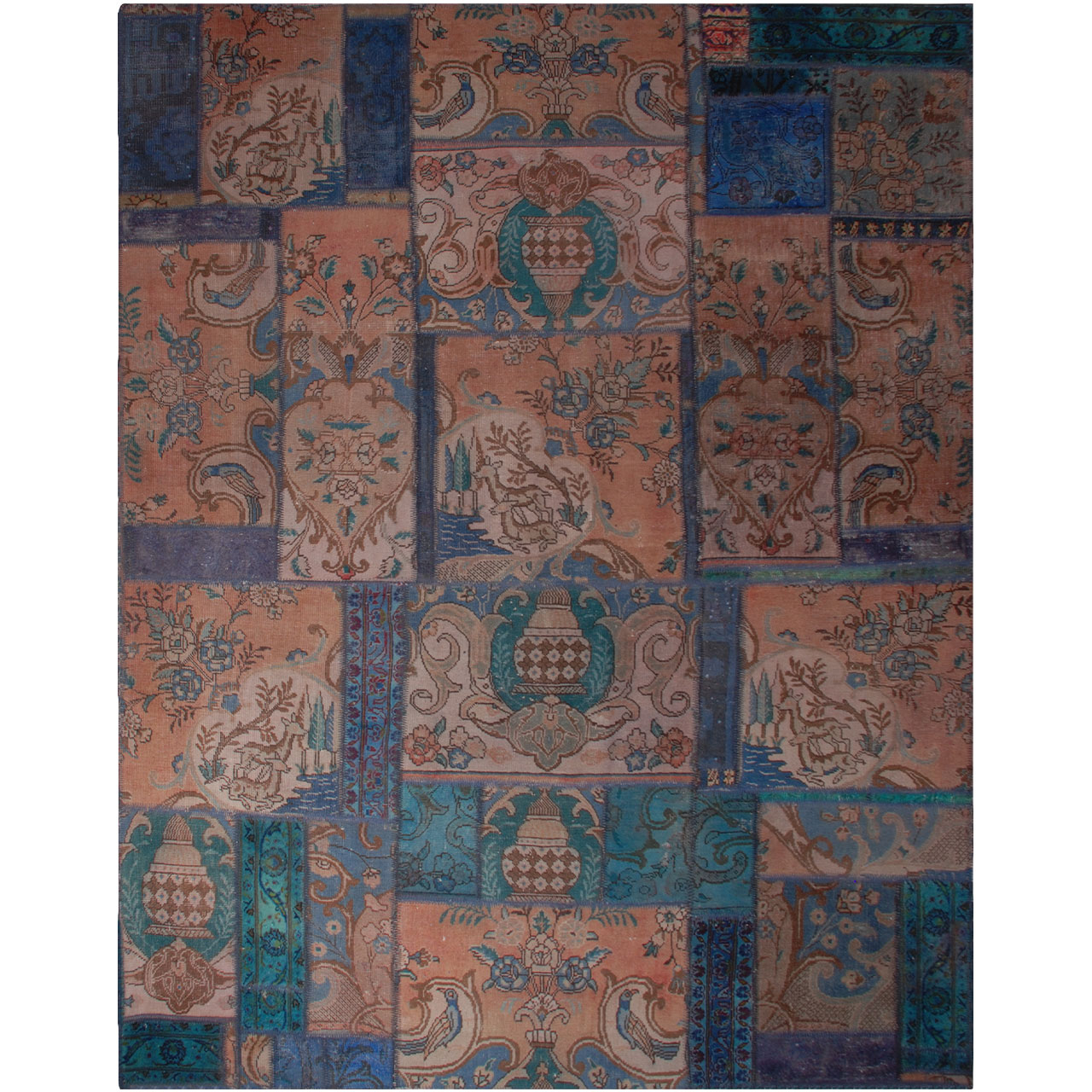 کلاژ فرش دستبافت چهار و نیم متری فرش هریس کد 101616