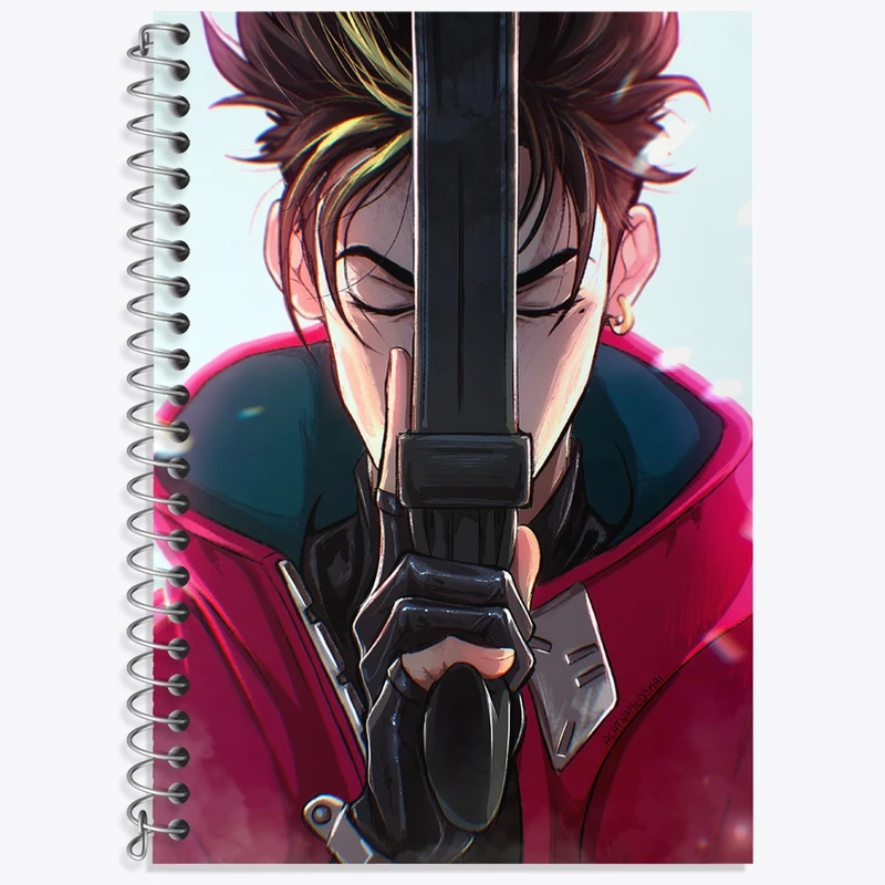 دفتر لغت 50 برگ خندالو طرح وش انیمه تریگان (Trigun) کد 36265