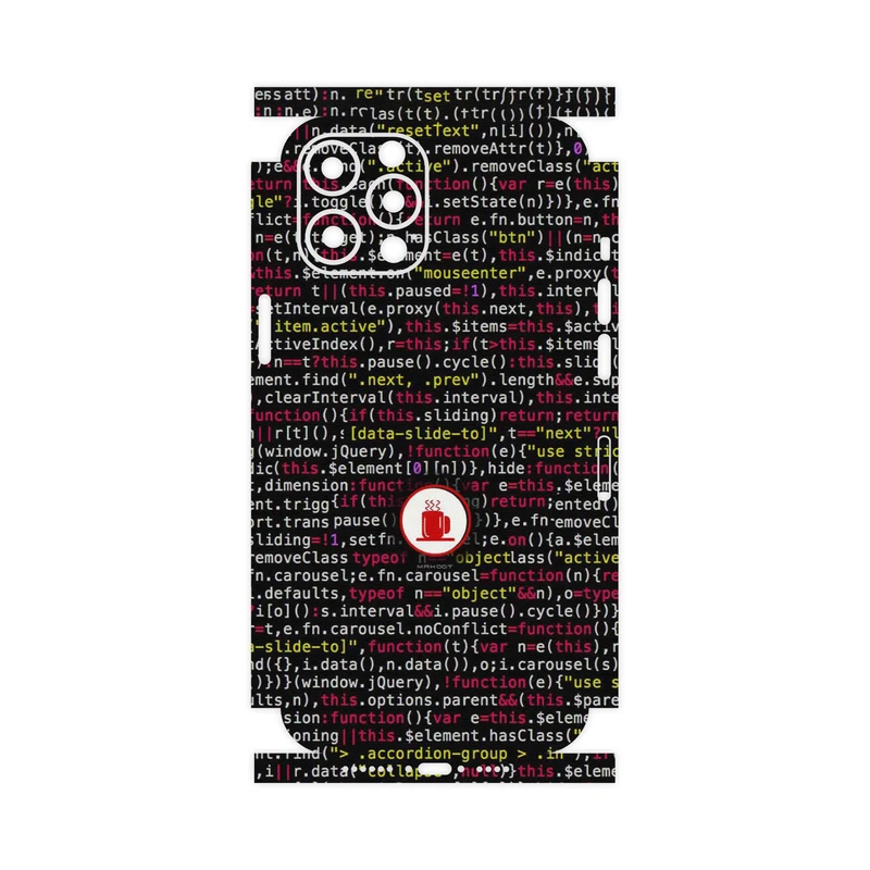 برچسب پوششی ماهوت مدل Programming 1-FullSkin مناسب برای گوشی موبایل اپل iPhone 12 Pro Max