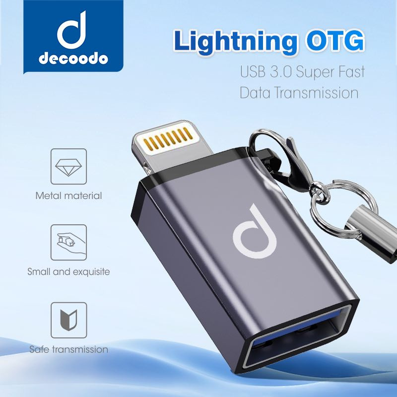 مبدل USB OTG به لایتنینگ دکودو مدل DOTG-02
