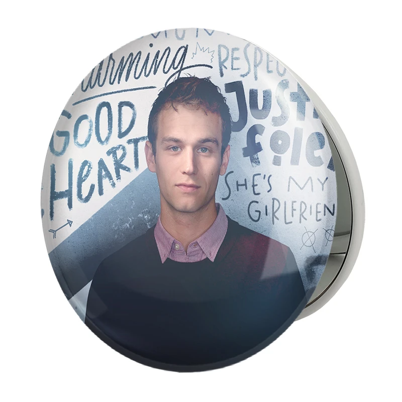 آینه جیبی خندالو طرح جاستین فولی 13دلیل برای اینکه Reasons Why13 مدل تاشو کد 20327 