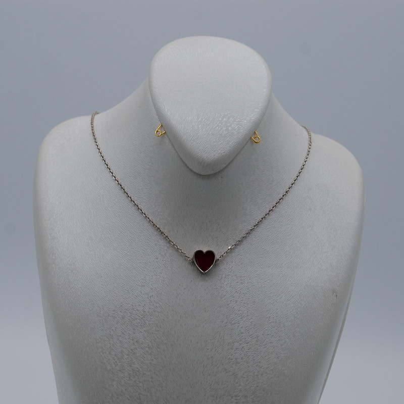 گردنبند نقره زنانه مدل قلب