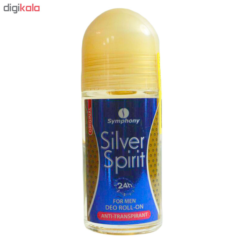 رول ضد تعریق مردانه سیمفونی مدل SILVER SPIRIT حجم 50 میلی لیتر