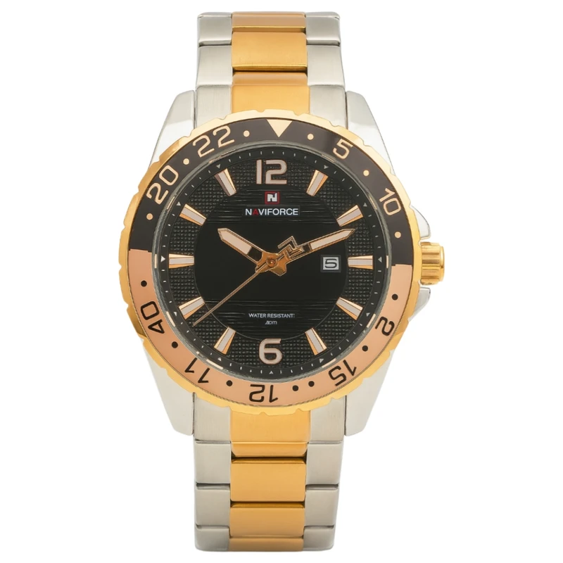 ساعت مچی عقربه‌ای کوارتز مردانه نیوی فورس مدل NF9192