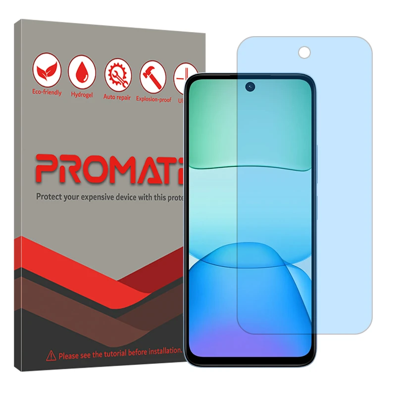 محافظ صفحه نمایش مات ضد اشعه آبی پرومیت مدل Resistant مناسب برای گوشی موبایل شیائومی Redmi 13x