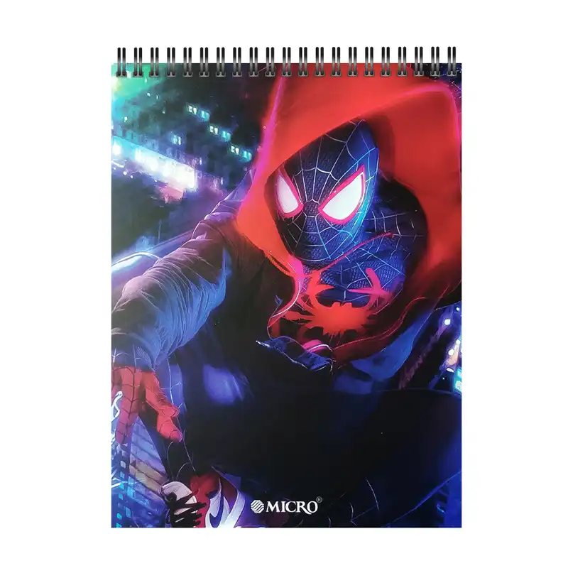 دفتر نقاشی 80 برگ میکرو مدل a4-SPIDER MAN