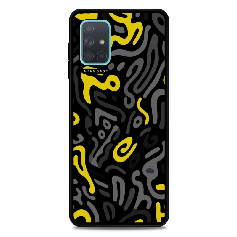 کاور آکام مدل AMC-WSGA71-DOODLE4 مناسب برای گوشی موبایل سامسونگ Galaxy A71