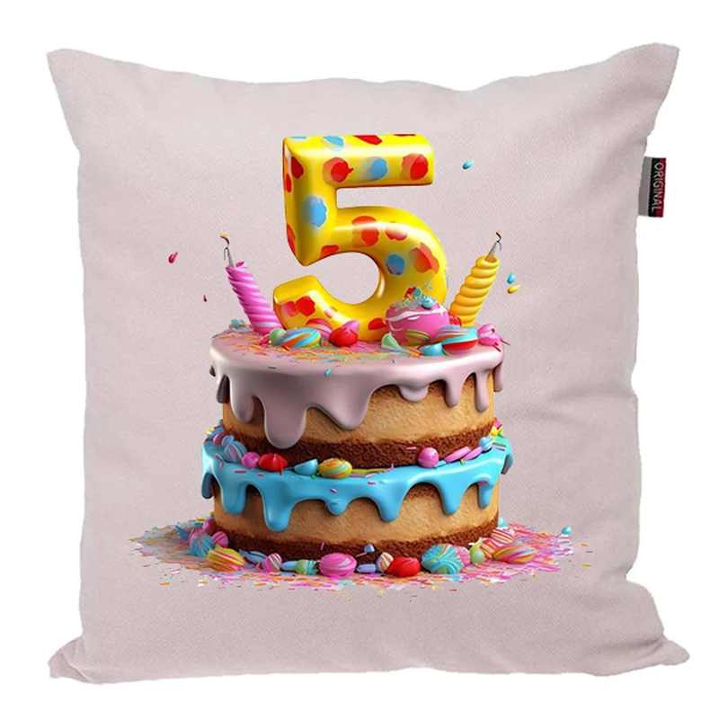 کوسن ناریکو طرح تولدت مبارک مدل سن 5 کد 03905