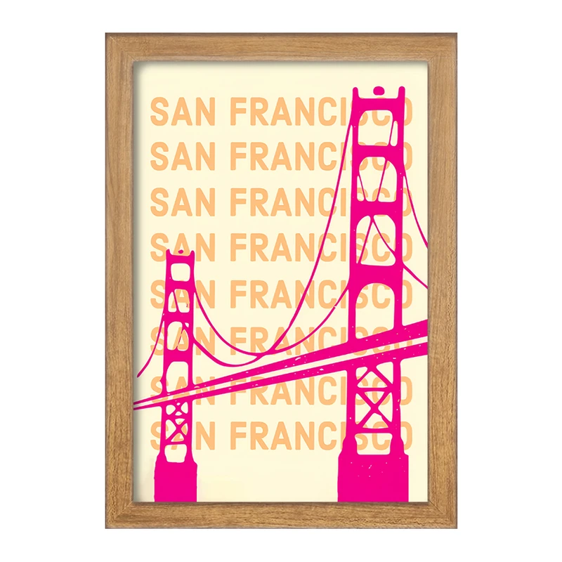 تابلو خندالو مدل سان فرانسیسکو کد F5957