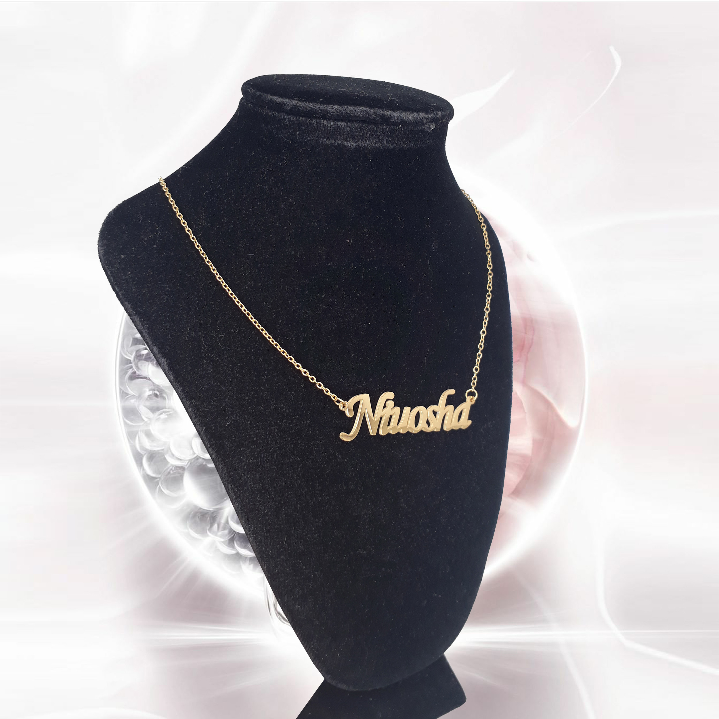 گردنبند نقره زنانه آی جواهر مدل نیوشا کد N840