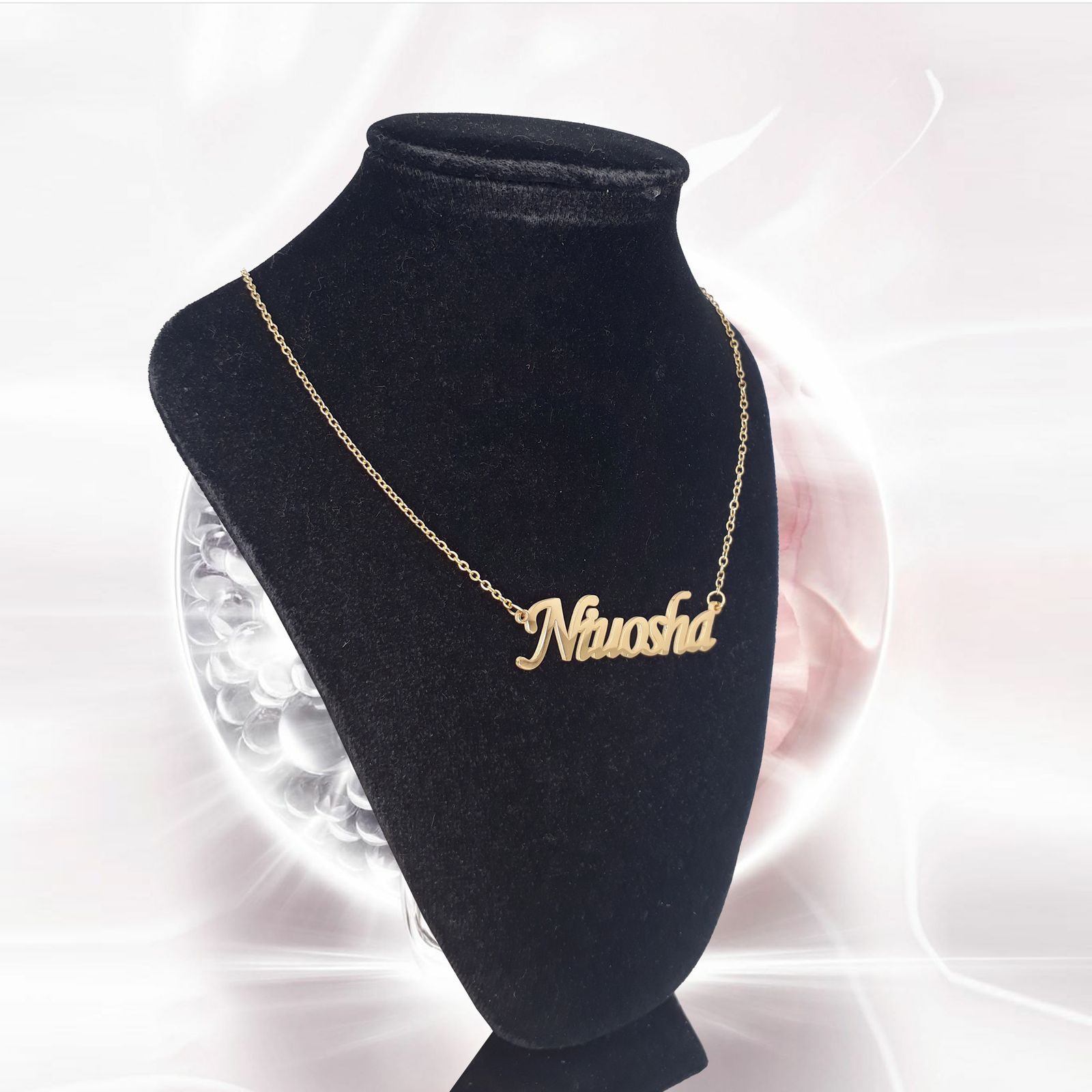 گردنبند زنانه آی جواهر مدل نیوشا کد M17 -  - 4