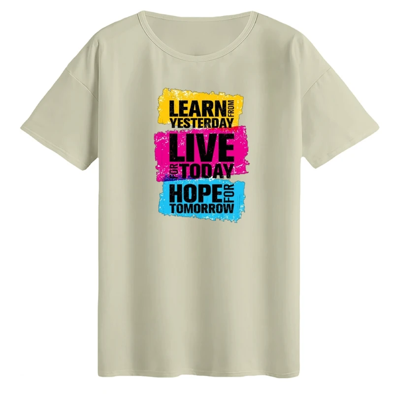 تی‌شرت لانگ آستین کوتاه زنانه مدل نوشته کد ۲