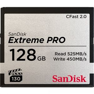 کارت حافظه CompactFlash سن دیسک مدل  Extreme Pro CFast 2.0 سرعت 525MB/s ظرفیت 128 گیگابایت