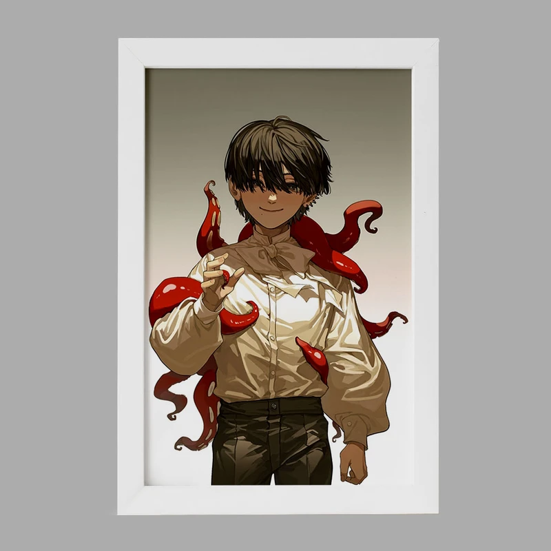 تابلو خندالو مدل یوشیدا انیمه مرد اره ای Chainsaw Man  کد 22344