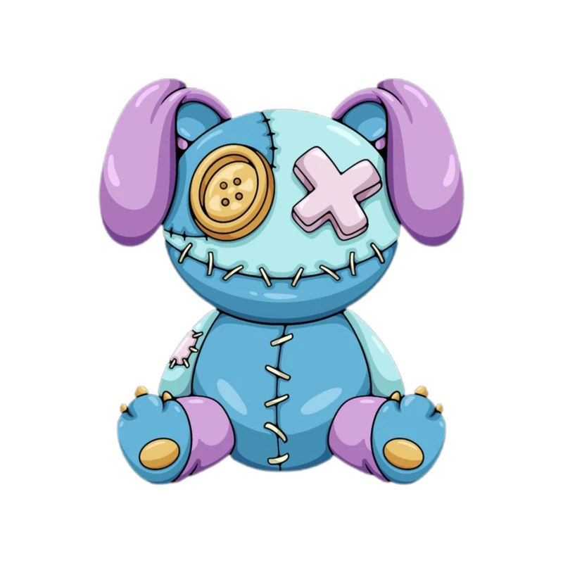 استیکر پارچه و لباس پاد آفرین مدل خرگوش کد 77