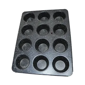 قالب کیک مدل مافین 12 خانه گرانیتی 994