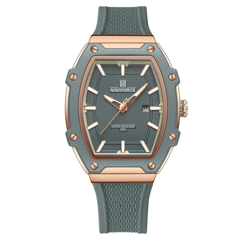 ساعت مچی عقربه ای کوارتز زنانه نیوی فورس مدل NF8069 RG/GY