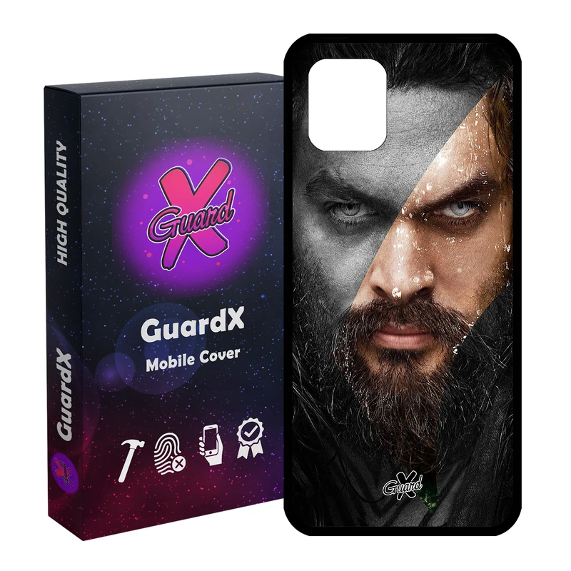 کاور گارد ایکس طرح Aqua Man مدل Glass10362 مناسب برای گوشی موبایل سامسونگ Galaxy Note 10 Lite / A81