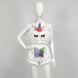 ست نیم تنه و شلوارک راحتی زنانه مدل sweet-01
