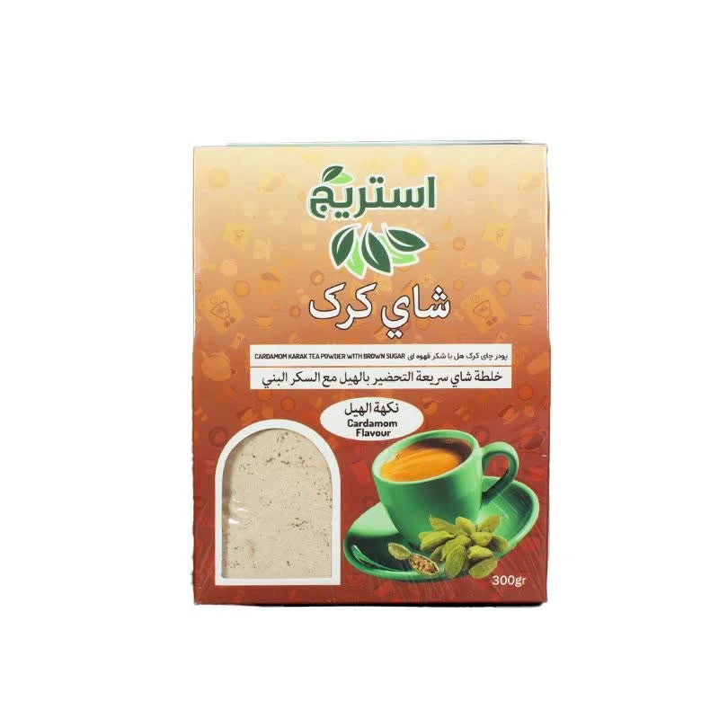 پودر چای کرک هل با شکر قهوه ای استریج - 300 گرم