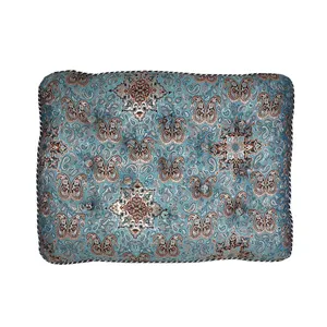 پشتی ترمه مدل بته جقه کد L65-45