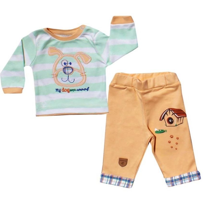 ست تی شرت و شلوار نوزادی به آوران مدل پاپی 77285493 - - 3