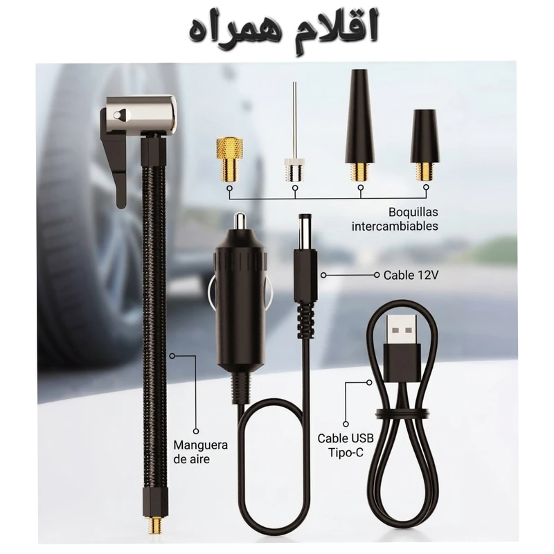 عکس شماره 5 : کمپرسور هوا شارژی ۵۵وات 150psi ایرویگو مدل v8