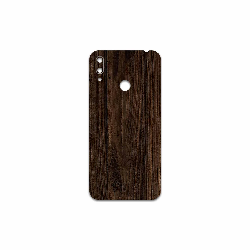 برچسب پوششی ماهوت مدل Dark Walnut Wood مناسب برای گوشی موبایل هوآوی Y7 Prime 2019