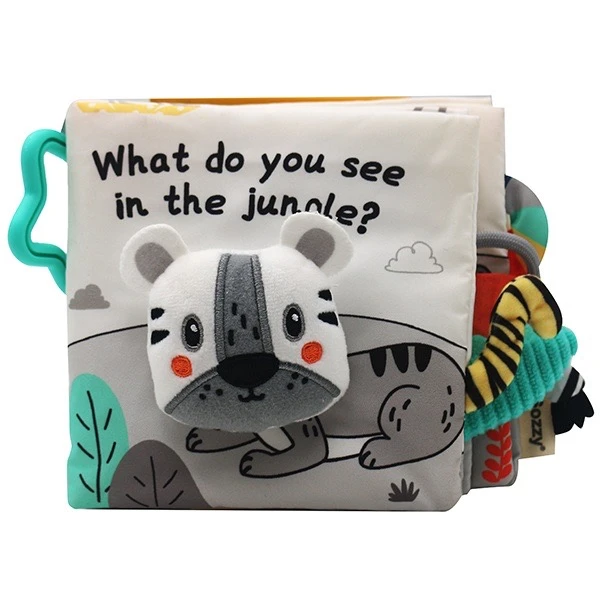 بازی آموزشی مدل کتاب پارچه ای باکیدز طرح ببر