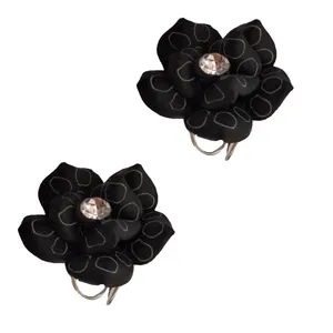 حلقه روسری طرح گل کد AES213 مجموعه 2 عددی 