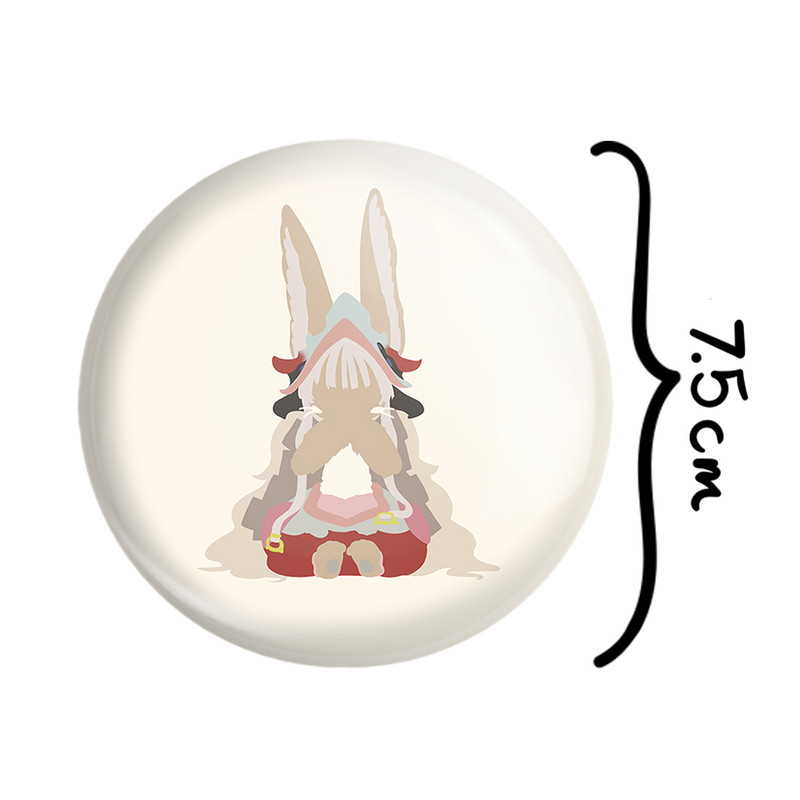 آینه جیبی خندالو طرح ناناچی انیمه ساخته شده در پرتگاه Made in Abyss مدل تاشو کد 22127